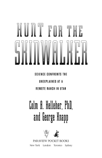 Cover image: Hunt for the Skinwalker 9781416505211