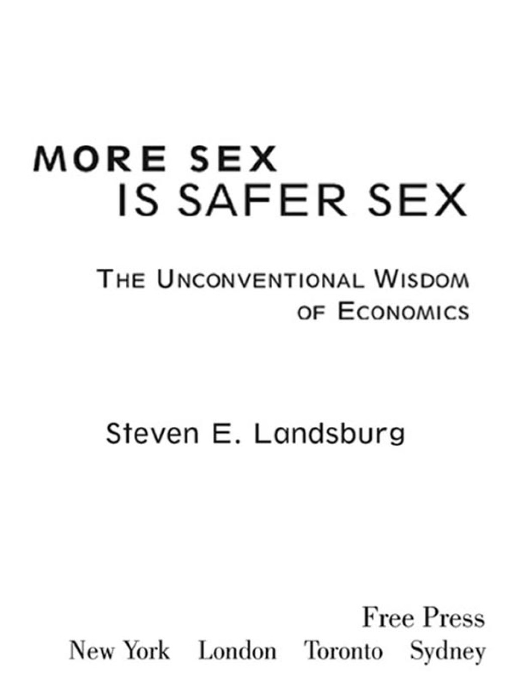 More Sex Is Safer Sex eBook