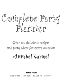 Cover image: Complete Party Planner 9780743297134