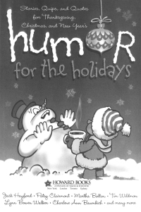 Cover image: Humor for the Holidays 9781416535355