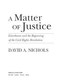 Cover image: A Matter of Justice 9781416541516