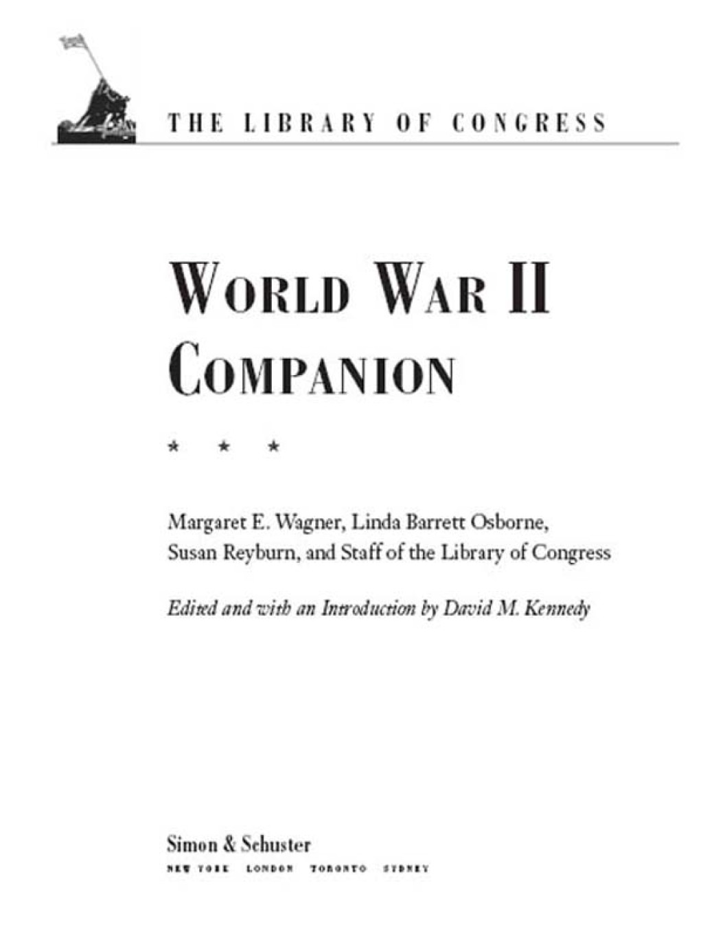 The Library of Congress World War II Companion eBook