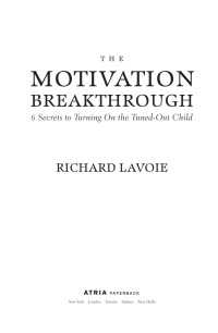 Cover image: The Motivation Breakthrough 9780743289610