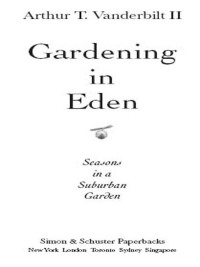 Cover image: Gardening in Eden 9781416540632