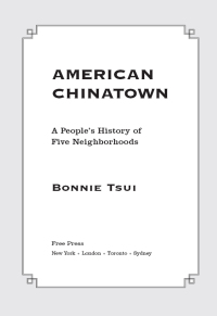 Cover image: American Chinatown 9781416557241