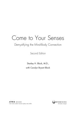 Cover image: Come to Your Senses 9781582701264