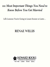 Cover image: 101 Most Important Things You Need to Know Before You Get Married 9781416550105