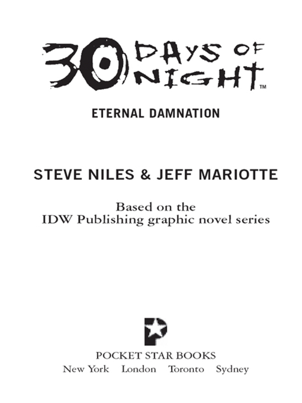 30 Days of Night: Eternal Damnation Book 3