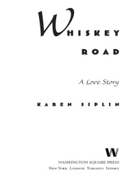 Cover image: Whiskey Road 9780743297622