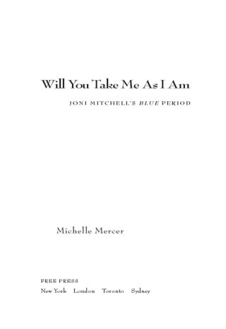 Cover image: Will You Take Me As I Am 9781416559306
