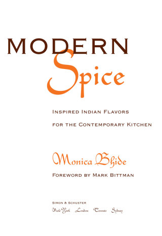 Cover image: Modern Spice 9781501100871