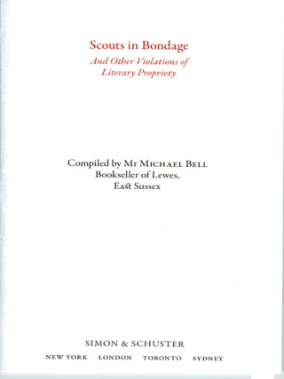 Cover image: Scouts in Bondage 9781416549239