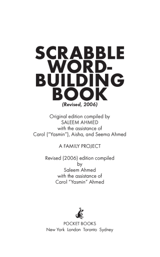 Cover image: The Scrabble Word-Building Book 9781982144722
