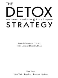 Cover image: The Detox Strategy 9781416572541