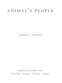 Cover image: Animal's People 9781416578796
