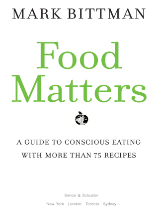 Cover image: Food Matters 9781416575658