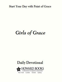 Cover image: Girls of Grace Daily Devotional 9781416553960