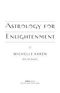 Cover image: Astrology for Enlightenment 9781416580850