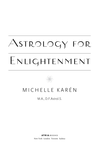 Cover image: Astrology for Enlightenment 9781416580850