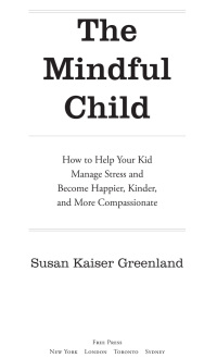 Cover image: The Mindful Child 9781416583004