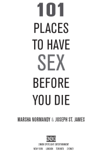 Cover image: 101 Places to Have Sex Before You Die 9781416585268