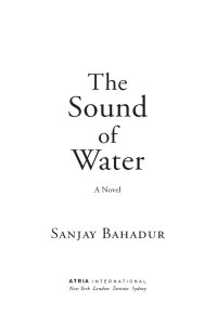 Cover image: The Sound of Water 9781416585695