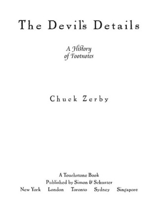 Cover image: The Devil's Details 9780743241755