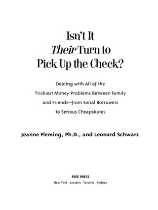 Cover image: Isn't It Their Turn to Pick Up the Check? 9781416542001