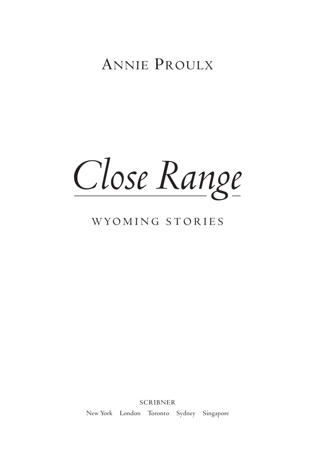 Close Range (eBook)