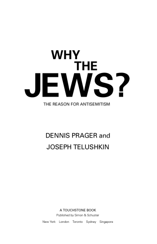 Cover image: Why the Jews? 9780743246200
