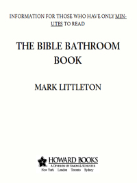 Cover image: The Bible Bathroom Book 9781416543596