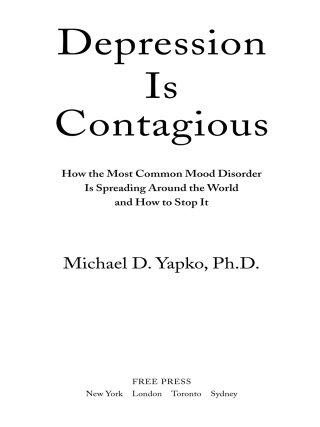 Cover image: Depression Is Contagious 9781416590750