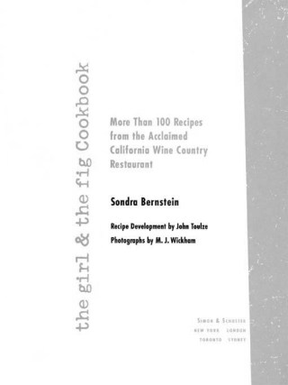 Cover image: the girl & the fig cookbook 9780743255219