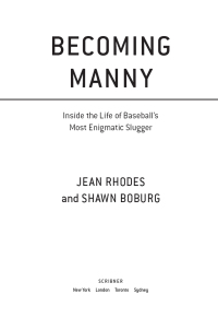 Cover image: Becoming Manny 9781416577072