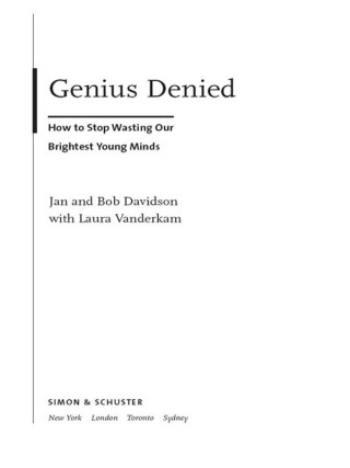 Cover image: Genius Denied 9780743254618