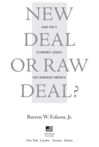 Cover image: New Deal or Raw Deal? 9781416592372