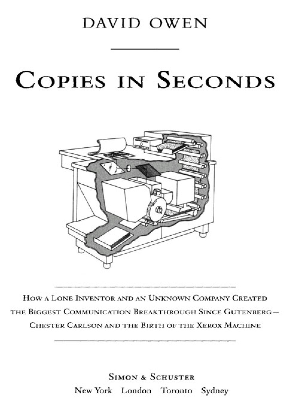 Copies in Seconds eBook