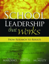 表紙画像: School Leadership That Works 9781416602279