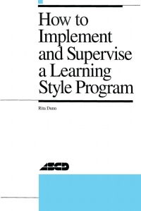 صورة الغلاف: How to Implement and Supervise a Learning Style Program 9781416611134