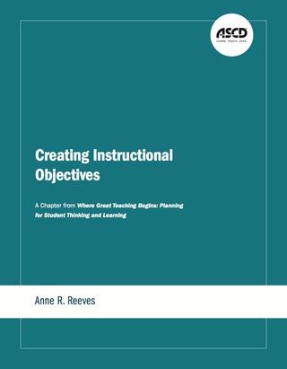 Cover image: Creating Instructional Objectives
