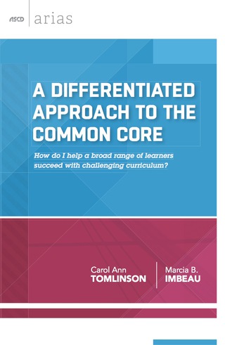 Cover image: A Differentiated Approach to the Common Core 9781416619796