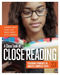Omslagafbeelding: A Close Look at Close Reading 9781416620099