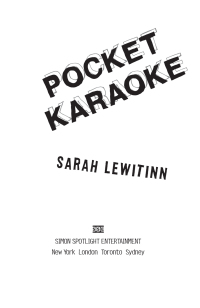 Cover image: Pocket Karaoke 9781416950905