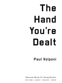 Cover image: The Hand You're Dealt 9781416939900