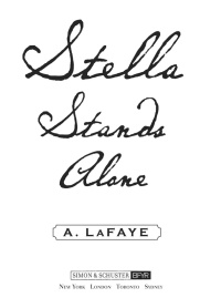 Cover image: Stella Stands Alone 9781416986478