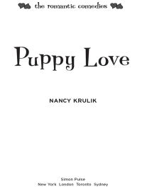 Cover image: Puppy Love 9781442430792