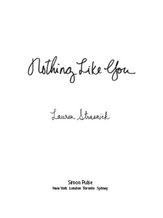 Cover image: Nothing Like You 9781416982654