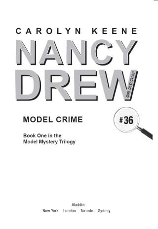 Cover image: A Model Crime 9781416978404