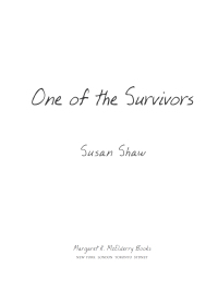 Cover image: One of the Survivors 9781416963899