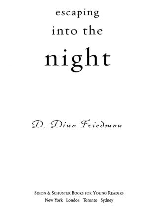 Cover image: Escaping into the Night 9781416986485